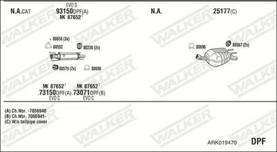 SISTEM DE ESAPAMENT WALKER ARK019470