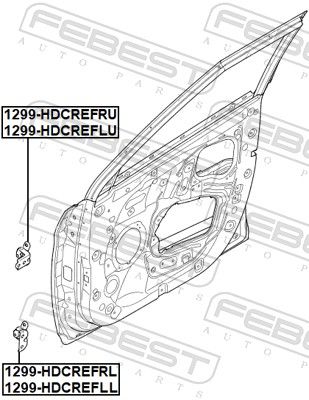 BALAMA USA FEBEST 1299HDCREFRL 1