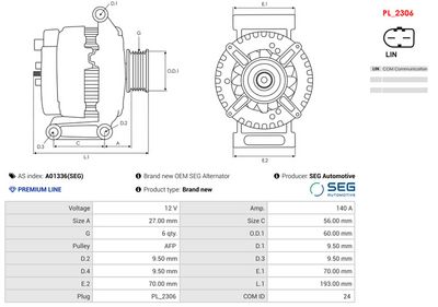 GENERATOR / ALTERNATOR