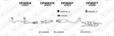 SISTEM DE ESAPAMENT VENEPORTE 400439