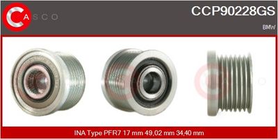 FULIE ALTERNATOR CASCO CCP90228GS