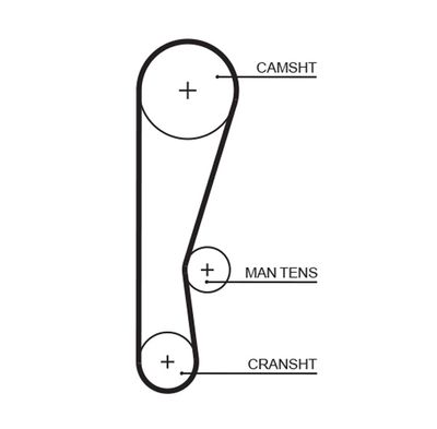 Timing Belt GATES 5119