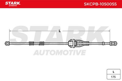 жило, ръчна спирачка STARK SKCPB-1050055