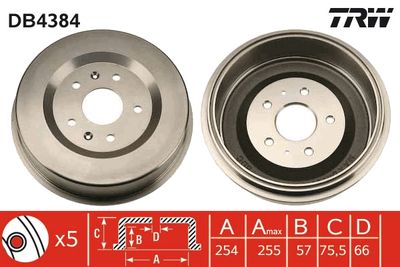 TRW Remtrommel (DB4384)