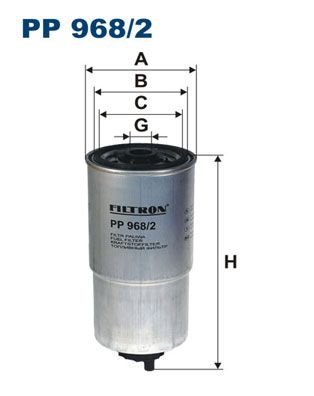 Топливный фильтр FILTRON PP 968/2 для UAZ PATRIOT