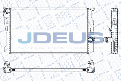JDEUS M-0050910 Крышка радиатора  для BMW X3 (Бмв X3)