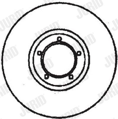 JURID 561699J Тормозные диски для FORD (Форд Ескорт)