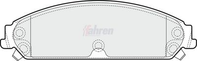 Fahren Brake Pad Set, disc brake FBP3617