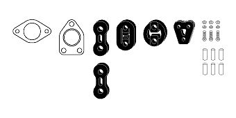 SET MONTARE SISTEM DE ESAPAMENT HJS 82457815