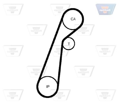 CUREA DE DISTRIBUTIE OPTIBELT ZRK1393 1