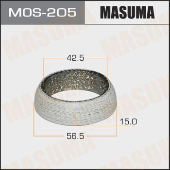 Уплотнительное кольцо, труба выхлопного газа MASUMA MOS-205 для TOYOTA PREMIO