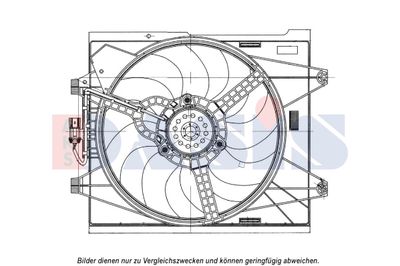 AKS DASIS Lüfter, Motorkühlung (088134N)