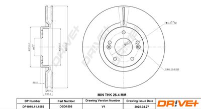 BREMSSCHEIBE DR!VE+ DP1010111556 2