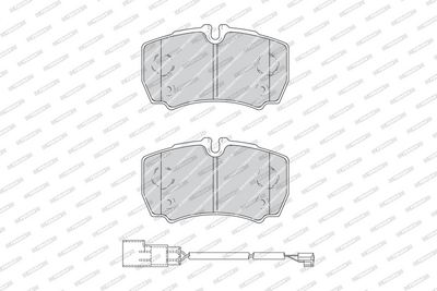 BREMSBELAGSATZ SCHEIBENBREMSE FERODO FVR4251 1