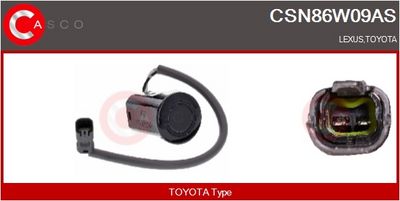 SENSOR AJUTOR PARCARE CASCO CSN86W09AS