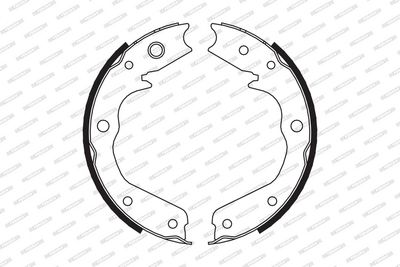 BREMSBACKENSATZ FESTSTELLBREMSE FERODO FSB665 1