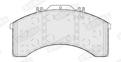 Remblokken set Achter/Voor BENDIX ADB4300
