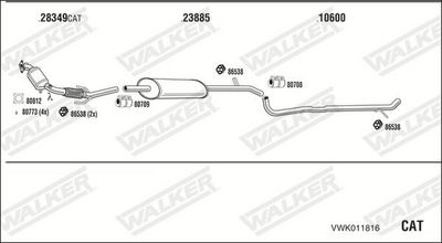 SISTEM DE ESAPAMENT WALKER VWK011816