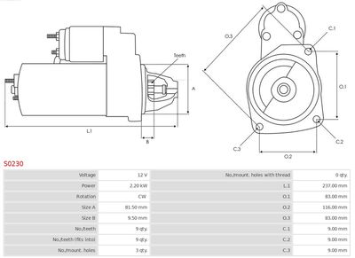 Starter S0230