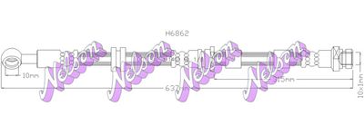 Тормозной шланг KAWE H6862 для MITSUBISHI OUTLANDER