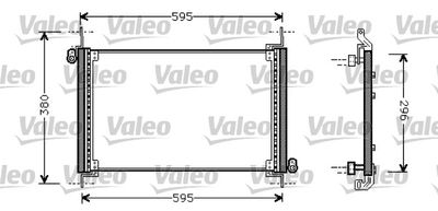 VALEO 818019 Радиатор кондиционера  для FIAT MAREA (Фиат Мареа)