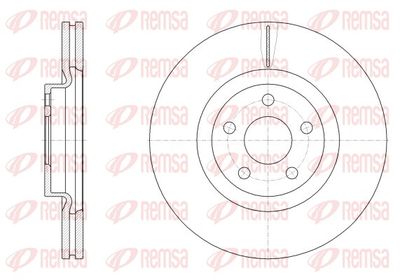 REMSA 62548.10 Тормозные диски  для FORD S-MAX (Форд С-маx)