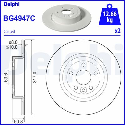 Brake Disc BG4947C