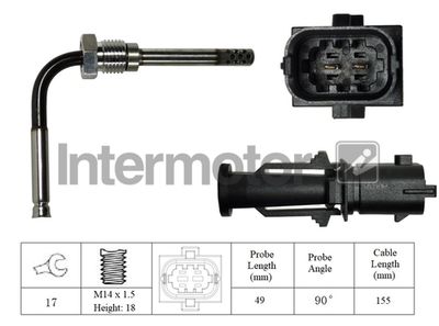 Sensor, exhaust gas temperature Intermotor 27152