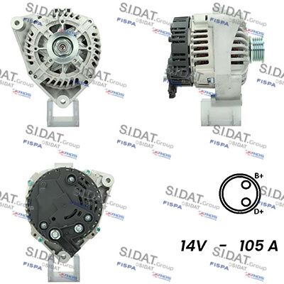 Генератор SIDAT A12VA0764A2 для OPEL OMEGA