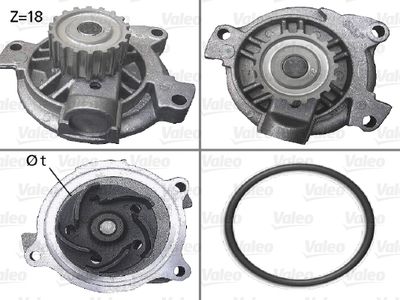 Water Pump, engine cooling 506488