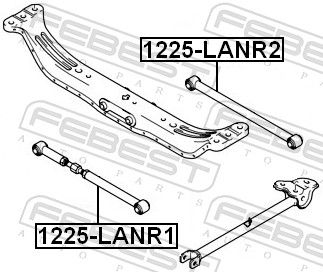 BRAT SUSPENSIE ROATA FEBEST 1225LANR2 1