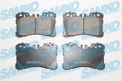 SAMKO 5SP1848 Тормозные колодки и сигнализаторы  для LEXUS LS (_F4_) 460 (USF40, USF41)