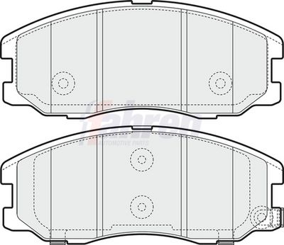 Fahren Brake Pad Set, disc brake FBP3226