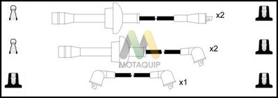 Комплект проводов зажигания MOTAQUIP LDRL1696 для DAIHATSU CHARMANT