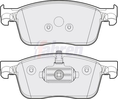 Fahren Brake Pad Set, disc brake FBP3795