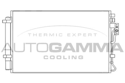 Конденсатор, кондиционер AUTOGAMMA 107077 для KIA SORENTO