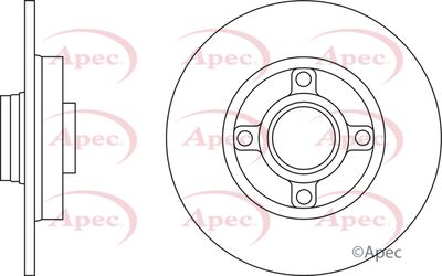 Brake Disc APEC DSK2444