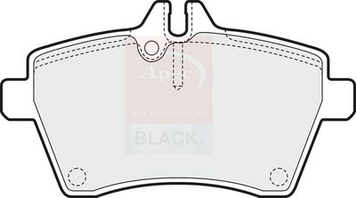 APEC Brake Pad Set, disc brake PAD1439B