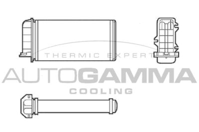 AUTOGAMMA 101970 Радиатор печки  для FIAT COUPE (Фиат Коупе)