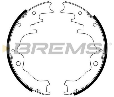 Комплект тормозных колодок BREMSI GF0784 для MAZDA MPV
