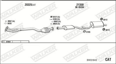Изпускателна система WALKER BW31843