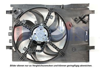 Вентилятор, охлаждение двигателя AKS DASIS 088149N для FIAT FIORINO
