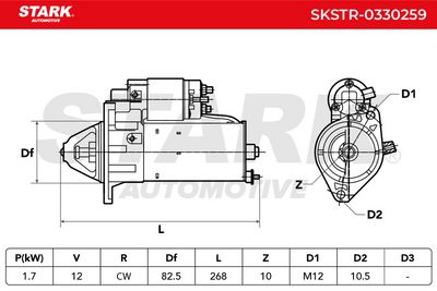 стартер STARK SKSTR-0330259