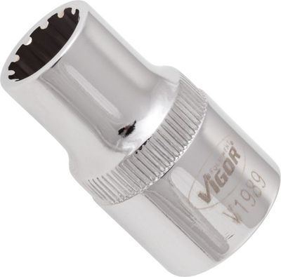 Vigor V1989 Nástrčná hlavice multiprofil 11mm 1/2"