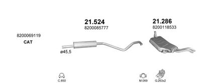SISTEM DE ESAPAMENT POLMO POLMO00872