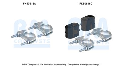 Монтажен комплект, изпускателна тръба BM Catalysts FK50616