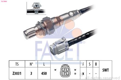 Sonda lambda FACET 10.7866