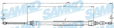 SAMKO C0697B Трос ручного тормоза  для RENAULT EXPRESS (Рено Еxпресс)