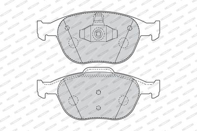 BREMSBELAGSATZ SCHEIBENBREMSE FERODO FVR1568 1