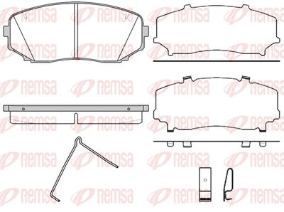 Brake Pad Set, disc brake 1267.02